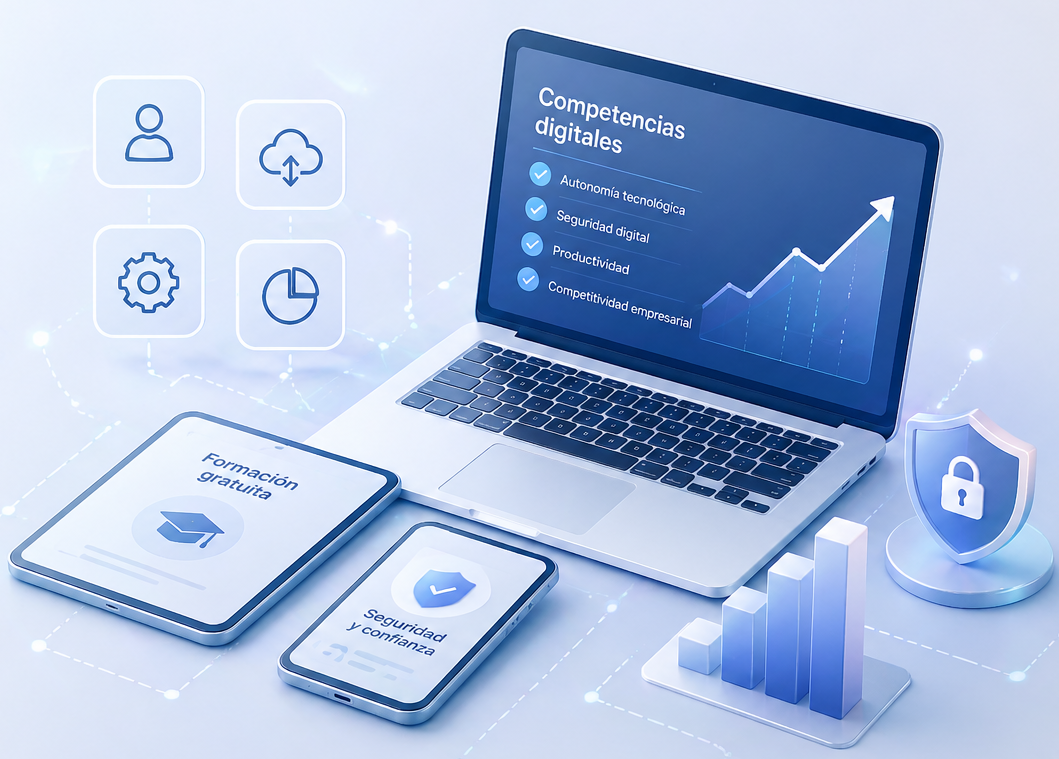Formación en competencias digitales para empresas de Melilla