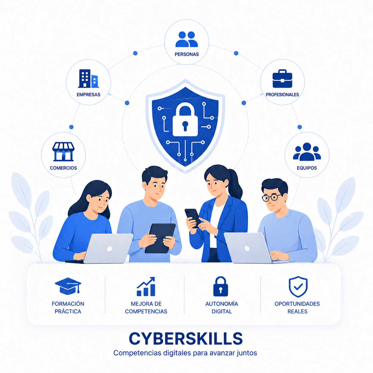 Destinatarios del programa Cyberskills
